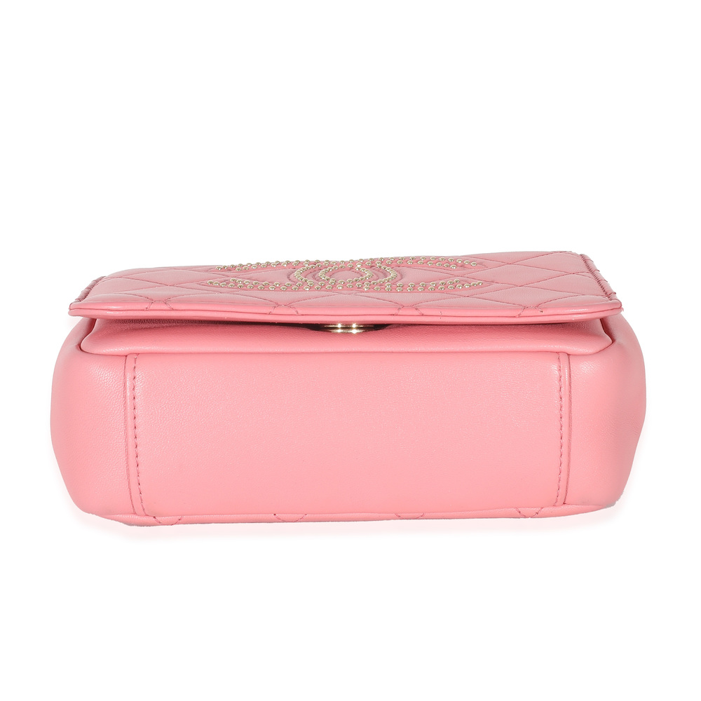 Chanel Pink Quilted Calfskin Beauty Begins Flap Bag - Picture 4 of 6